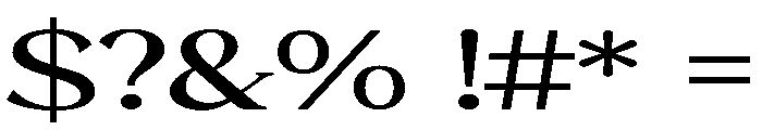 SASPetrichor-ExpandedRegular Font OTHER CHARS