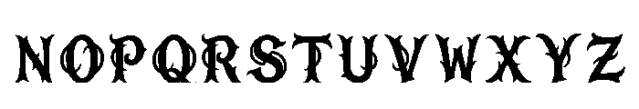 Saad Regular Font UPPERCASE