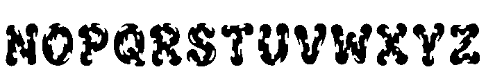Saba Regular Font UPPERCASE