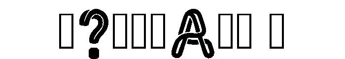 Sabina Regular Font OTHER CHARS