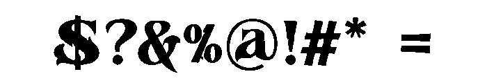 Sableth Font OTHER CHARS