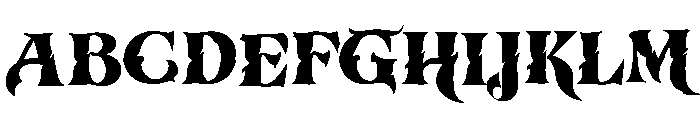 Sableth Font UPPERCASE