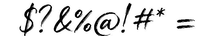 Sackline Font OTHER CHARS