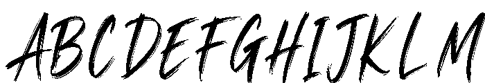 Sackline Font UPPERCASE