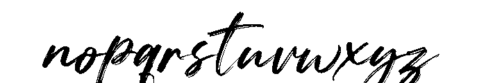 Sackline Font LOWERCASE