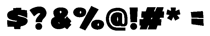 Sacky Font OTHER CHARS