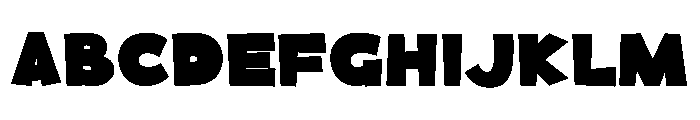 Sacky Font UPPERCASE