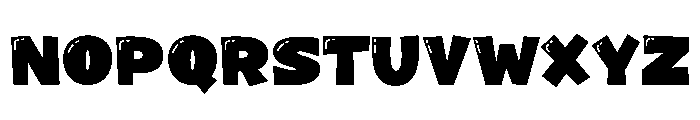 Sacky Font LOWERCASE