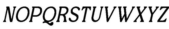 Sacred Grove Italic Font UPPERCASE