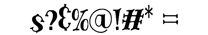 Sacred_Harmony Font OTHER CHARS