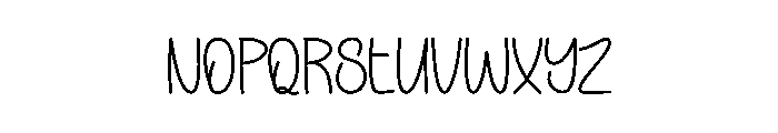 Sad Vibes Font UPPERCASE