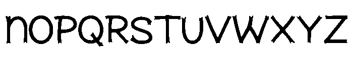 Saddle_Brown Font UPPERCASE