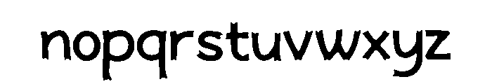Saddle_Brown Font LOWERCASE