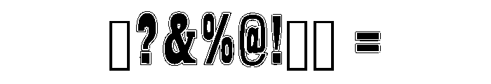 Saddle House Regular Font OTHER CHARS