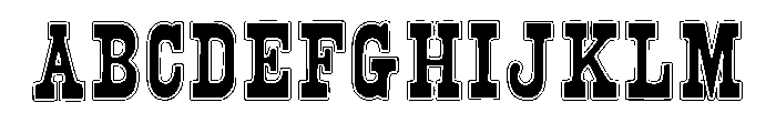 Saddle House Regular Font UPPERCASE
