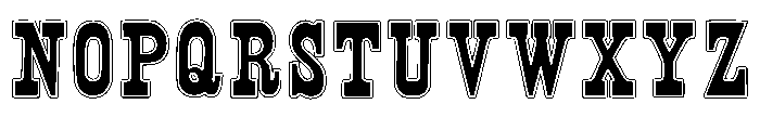 Saddle House Regular Font LOWERCASE