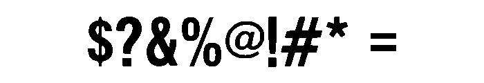 Saddle Ridge Regular Font OTHER CHARS