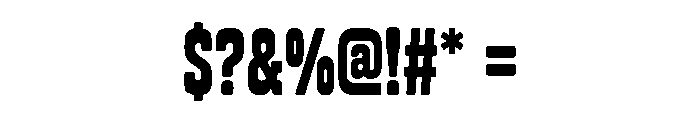Saddle Western Font OTHER CHARS