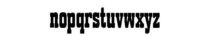 Saddle Western Font LOWERCASE