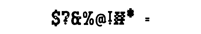 Saddlewood Font OTHER CHARS
