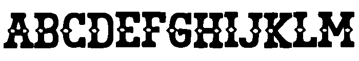 Saddlewood Font UPPERCASE