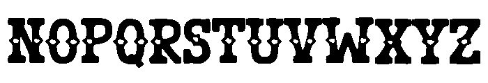 Saddlewood Font UPPERCASE