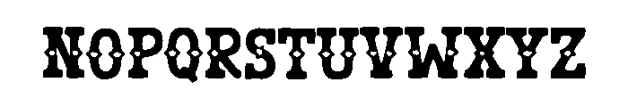 Saddlewood Font LOWERCASE