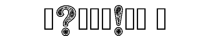 Sadia Regular Font OTHER CHARS