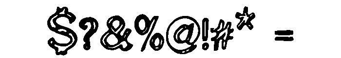 Safari_Stamp Font OTHER CHARS