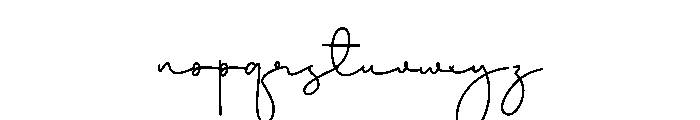 Safira Graduation Font LOWERCASE