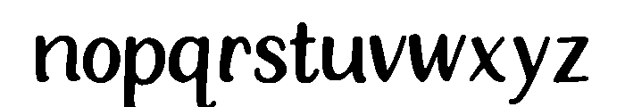 Safou Font LOWERCASE