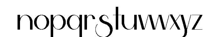 Safyoge Font LOWERCASE