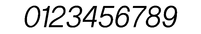 Saga Grotesk Italic Font OTHER CHARS