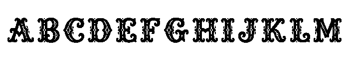 Saga Regular Font UPPERCASE