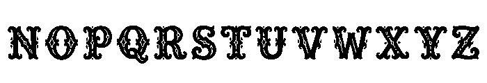 Saga Regular Font UPPERCASE