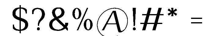 Sagera Font OTHER CHARS