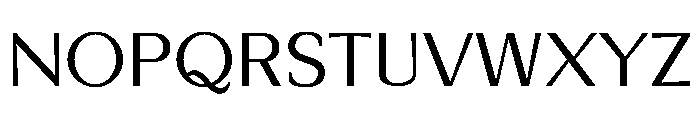 Sagera Font LOWERCASE