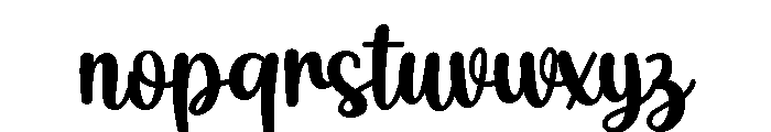 Saghita Farmhouse Font LOWERCASE