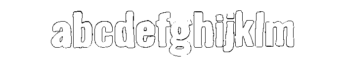 Sagiel Prenock Outline FONT