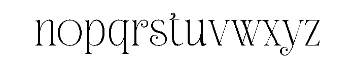 Sagiten Font LOWERCASE