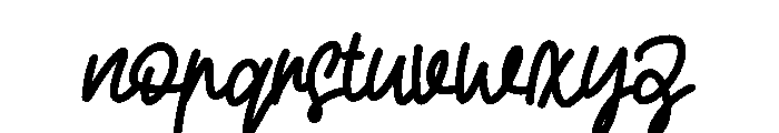 Sagiyo Font LOWERCASE