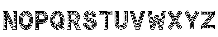 Saha Regular Font LOWERCASE