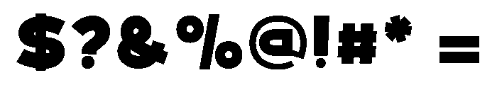 Sahara-Black Font OTHER CHARS