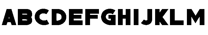 Sahara-Black Font UPPERCASE