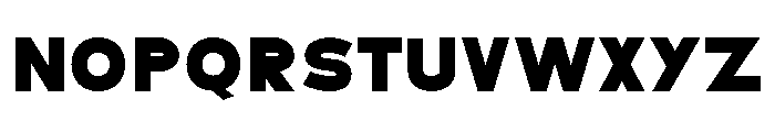 Sahara-Black Font UPPERCASE