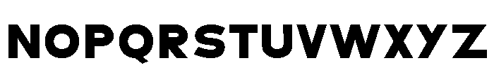 Sahara Extra Bold Font UPPERCASE