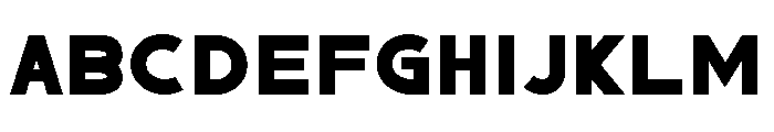 Sahara-ExtraBold Font UPPERCASE