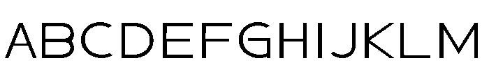Sahara-ExtraLight Font UPPERCASE