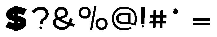 Sahara-Light Font OTHER CHARS
