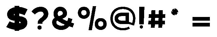 Sahara-SemiBold Font OTHER CHARS